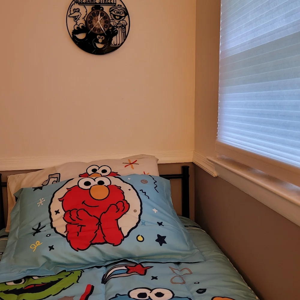 SESAME STREET vinyl record clock | wall art decor gift for baby's , toddler room
